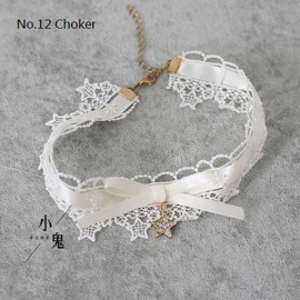 White Lace Lolita Style Accessories (LG131)