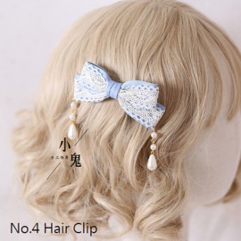 Gray Blue Lolita Style Accessories *Buy 2 Get 1 Free* (LG127)