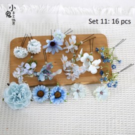Forest Flowers Classic Lolita Style Hair Clips Set (LG106)