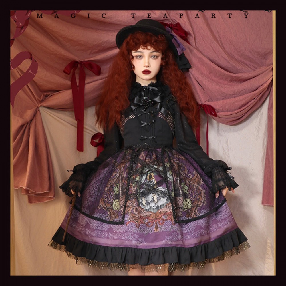 Magic Tea Party Wine Fair Gothic Lolita Dress JSK (MP135)