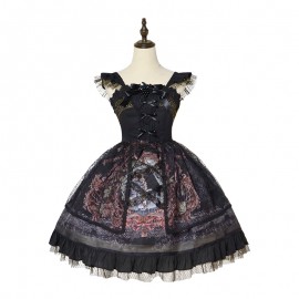 Magic Tea Party Wine Fair Gothic Lolita Dress JSK (MP135)