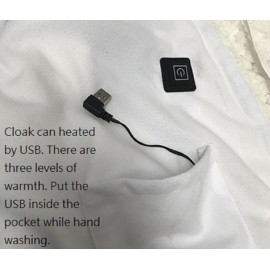 USB Heated Warm Rabbit Hooded Kawaii Coat by Ocelot (OT17)
