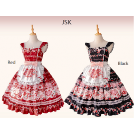 Strawberry Rabbit Sweet Lolita Style JSK / SK Outfit by Ocelot (OT25)