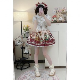 Crown bear Sweet Lolita Skirt SK by Ocelot (DJ68)