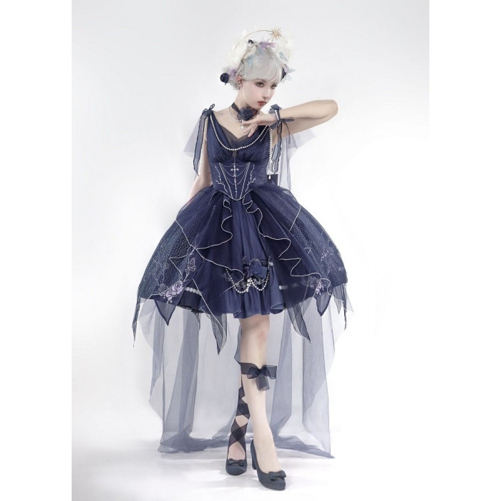 Mirror of Thorns Classic Lolita Dress (6pc Set) (UN53)