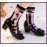 Halloween Pumpkin Bat / Bandage Lolita Socks *Buy 2 get 1 free* (UN82)