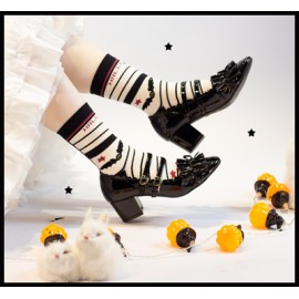 Halloween Pumpkin Bat / Bandage Lolita Socks *Buy 2 get 1 free* (UN82)