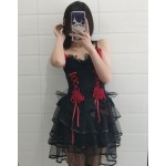 Halloween Lace Lolita Style Top & Skirt (DS04)