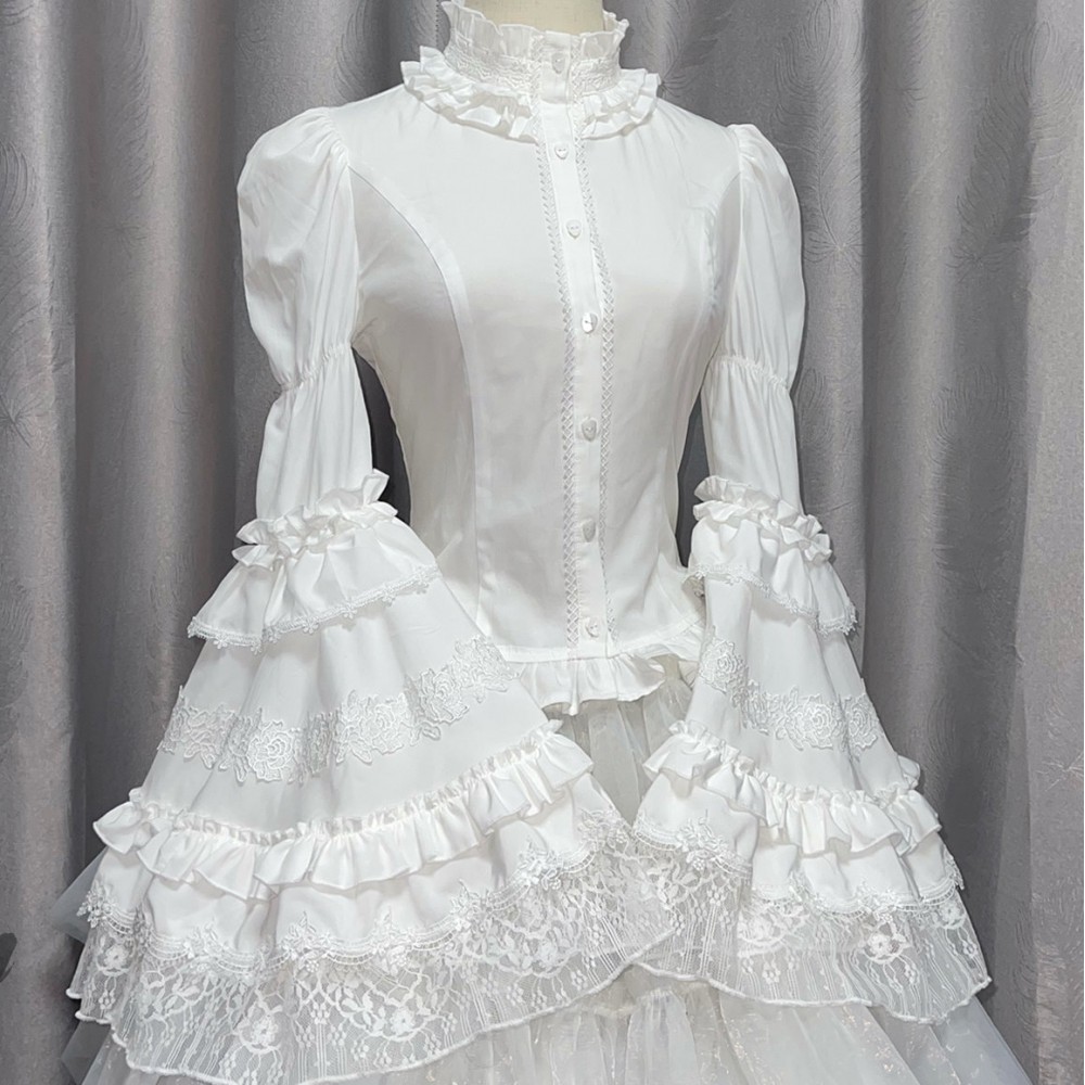 The Nightingale Witch Gothic Lolita Blouse (UN51)