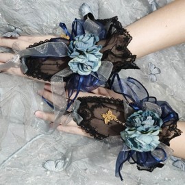 Starry Night Classic Lolita Wrist Cuffs (UN01)