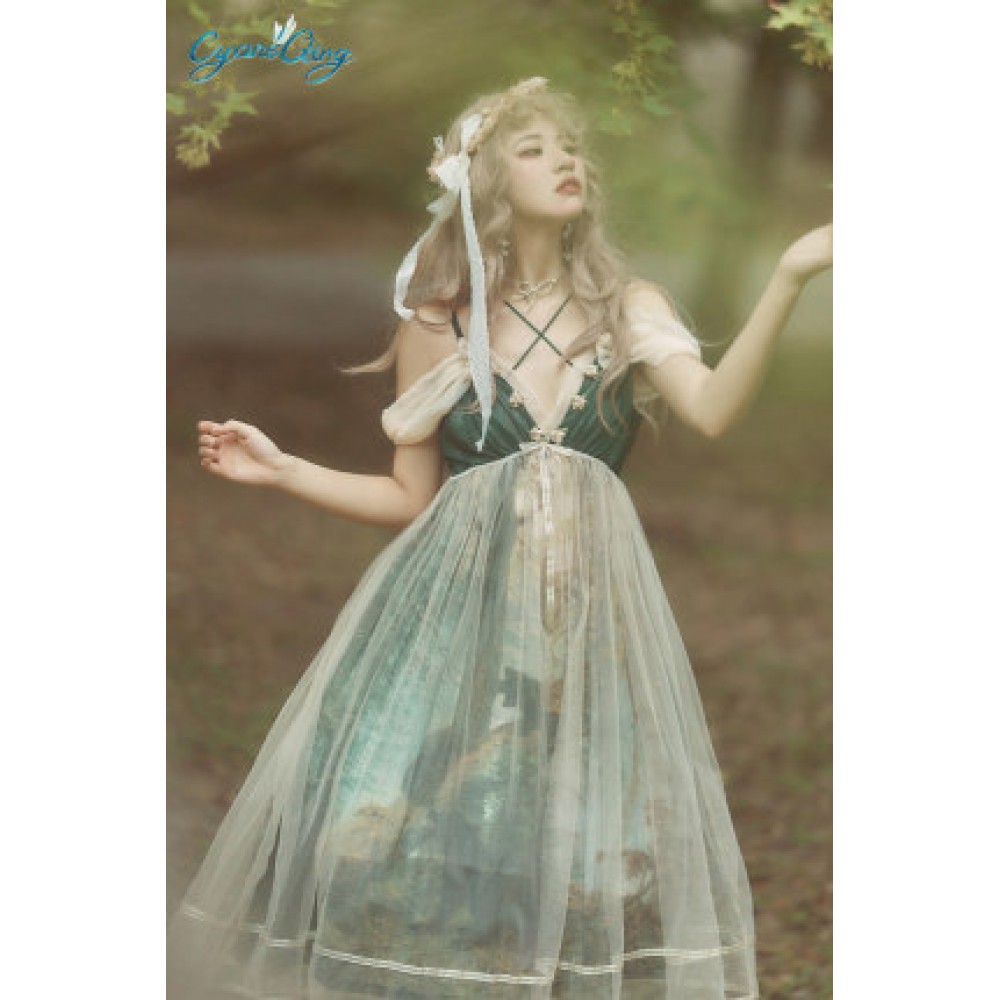 Morning In The Pine Forest Classic Lolita Dress JSK (UN249)