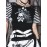 Black & White Punk Style Studded Choker (UN150)