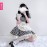 Plaid Sweet Maid Lolita 4pc Set Outfit (UN107)