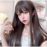 Natural Qi bangs jk Lolita  Hair Wig 60cm (UN154)