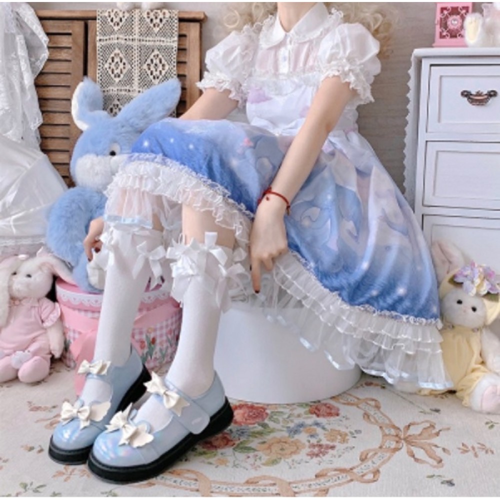Bear Ribbon Sweet Lolita Shoes (MC03)