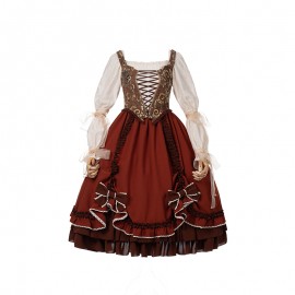 Dress Theatre Juliet Classic Lolita Style Dress OP by Withpuji (WJ105)