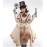 Libra Steampunk Lolita Dress + Belt + Tie 3pc Set by YingLuoFu (SF95)