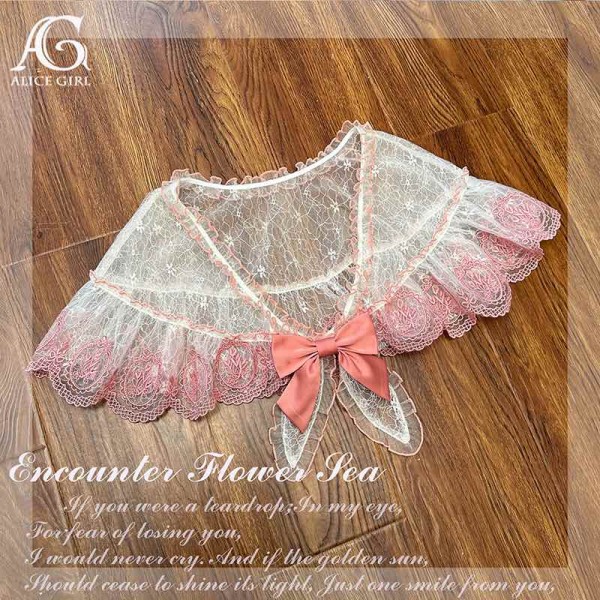 Encounter Flower Sea Classic Lolita Shawl by Alice Girl (AGL91S)