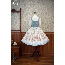 Vintage Doll Family Bust Support JSK Sweet Lolita Dress by Alice Girl (AGL100)