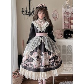 Gorgeous Prologu Classic Lolita Dress OP By Lolitime (LT08)