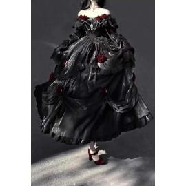 Tana Manor Plain Color Hime Lolita Dress (MFF01)