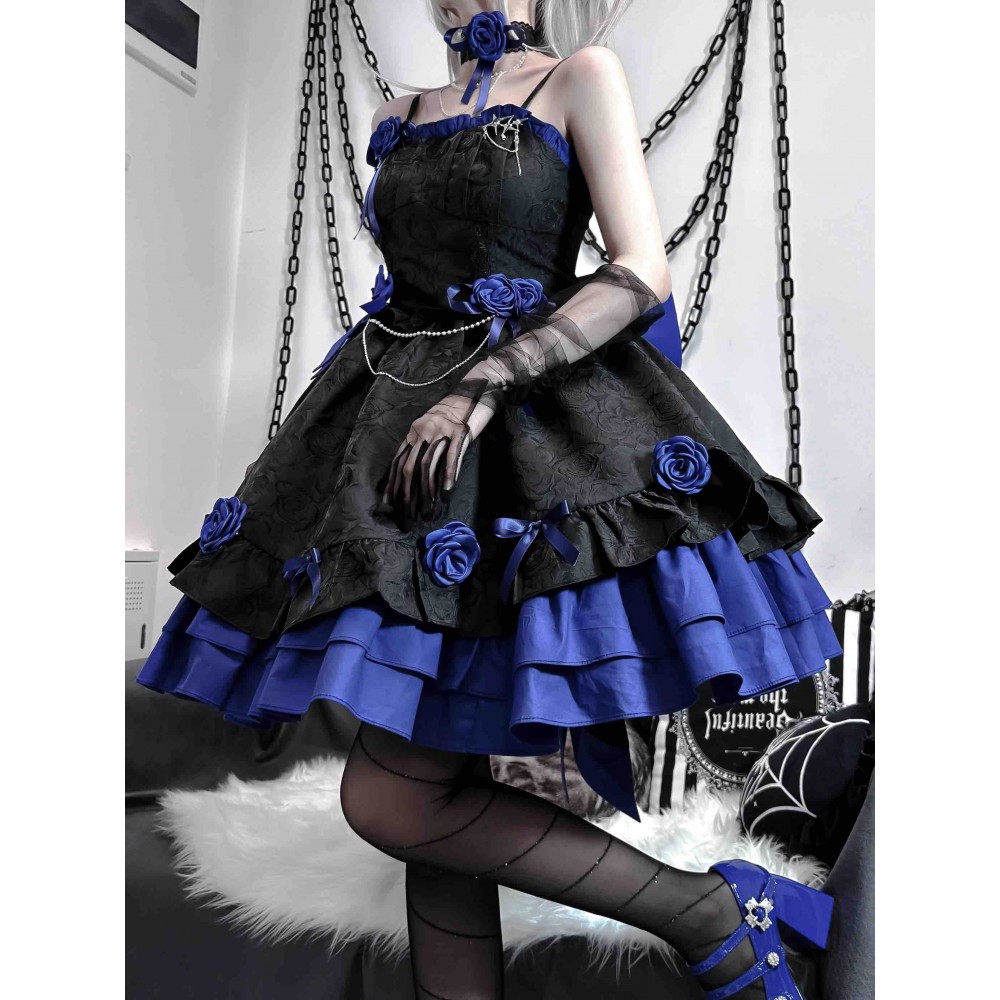 Romantic Contract Gothic Lolita Dress JSK by Platycodon House (PDH01)