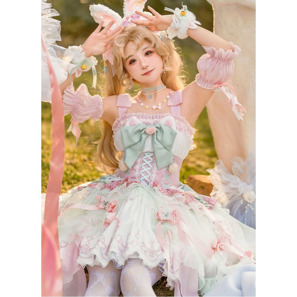 Magical Girl Descent Plan Sweet Lolita Outfit by FelinaeCookieLolita (FC01)