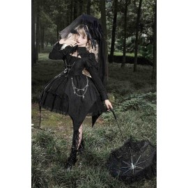 Dark Night Rules Gothic Lolita Dress OP (A6656)