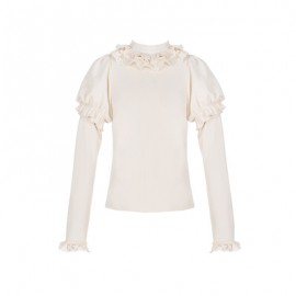 Puff Sleeves Lolita Blouse by With Puji (WJ154)