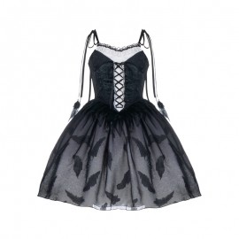 Black Swan Ballet Classic Lolita Outfit by Withpuji (WJ159)
