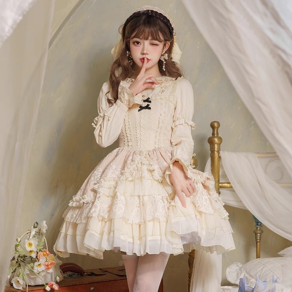 Music Box Classic Lolita Dress JSK / Blouse by Withpuji (WJ160)
