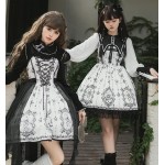Butterfly Doll Gothic Lolita Dress JSK/OP by Withpuji (WJ167)