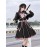 Sakura Military Lolita Dress OP + Cloak By YingLuoFu (YF200)