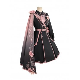Sakura Military Lolita Cloak By YingLuoFu (YF200A)