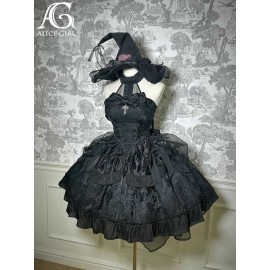 The Mystery of the Doll Gothic Lolita Dress Plain Color JSK by Alice Girl (AGL101P)