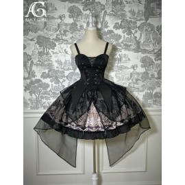 The Mystery of the Doll Gothic Lolita Top & SK Set by Alice Girl (AGL101TS)