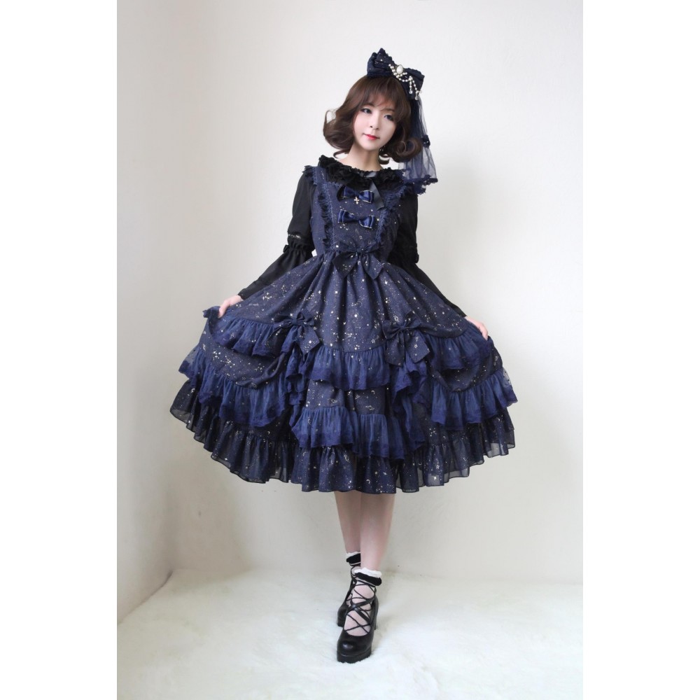 Souffle Song Wishing Stars Lolita Dress JSK - Design 1 (SS638)
