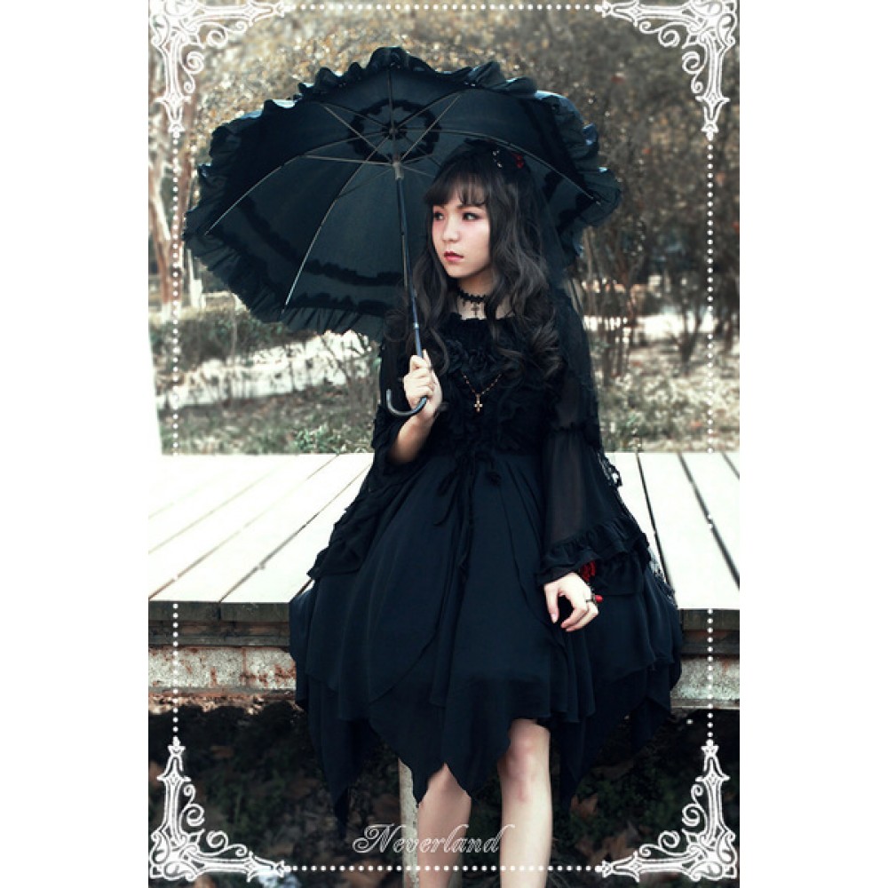 Souffle Song Undead Ballet Lolita Dress JSK ( With Shawl)