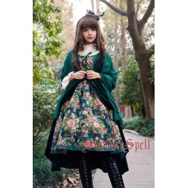 Surface Spell Gothic Winter Rose Garden Lolita Dress JSK