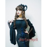 Surface Spell Gothic Medieval Off-shoulder Blouse