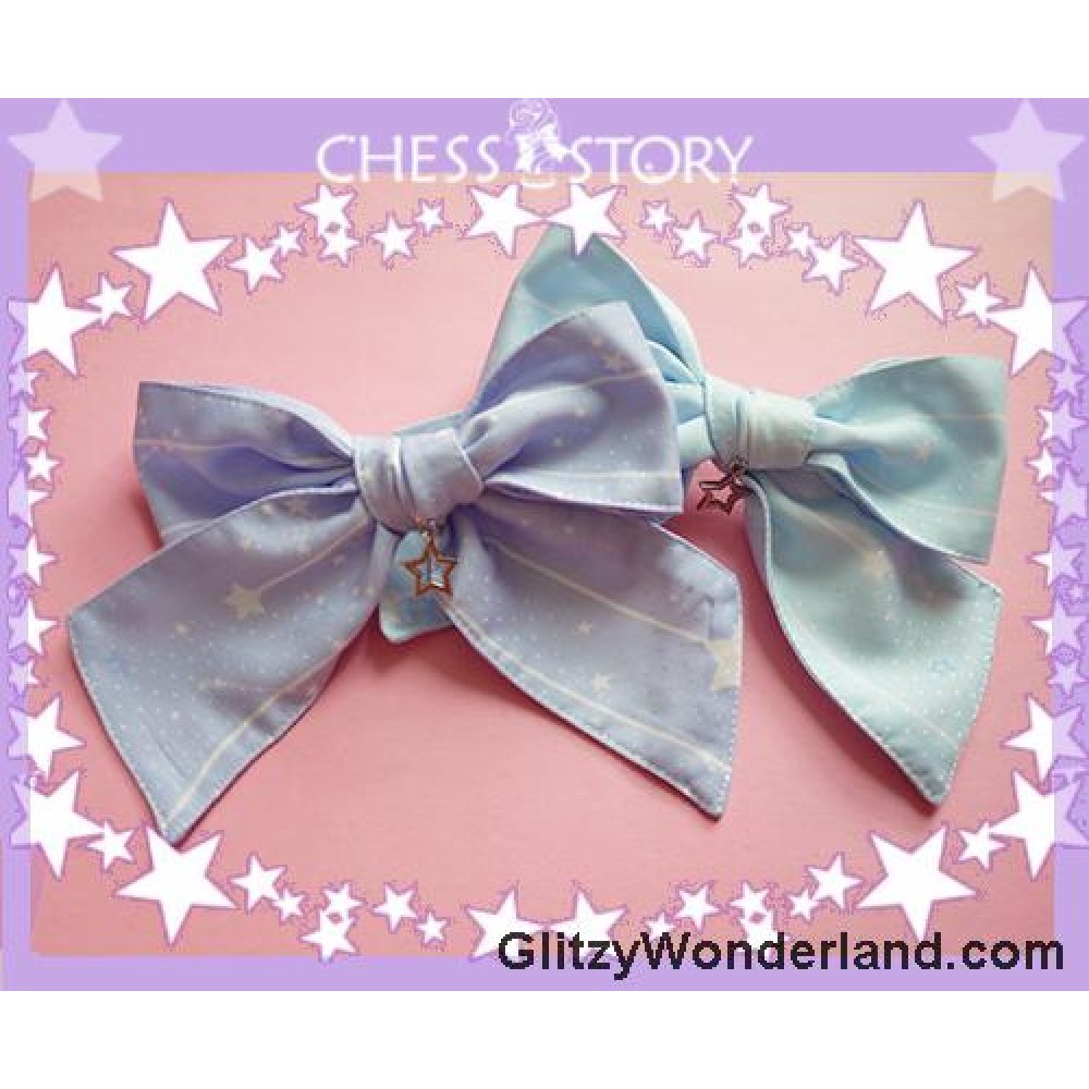 Chess Story Dreamy Starry Night Hair Clip
