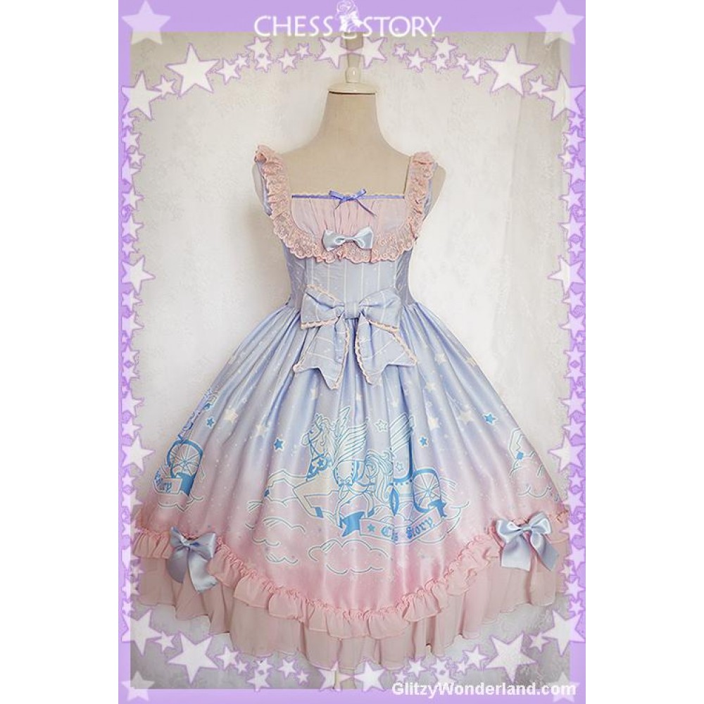 Chess Story Dreamy Starry Night Lolita Dress JSK (CSY02)