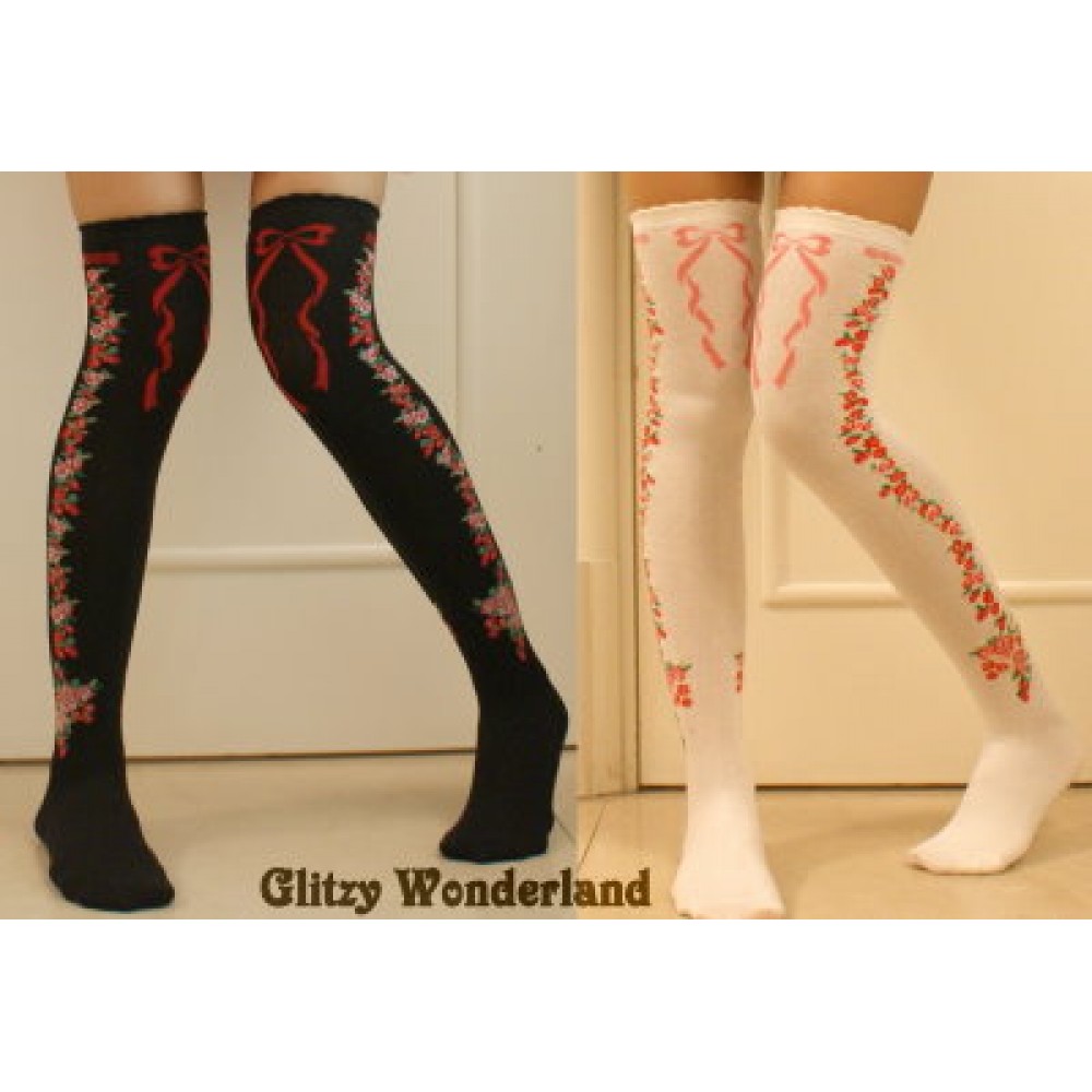 Classic Lolita Over Knee Socks Otks